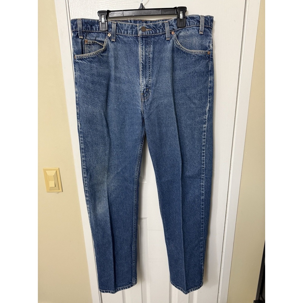 Vintage 90s Levis Orange Tab 505 Jeans Mens Size 40x32 Straight Leg 1995